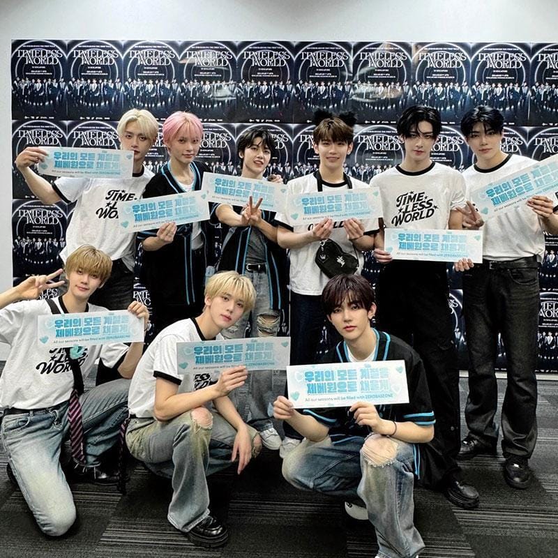 ZB1 ZERO BASE ONE T SHIRT 100% COTTON