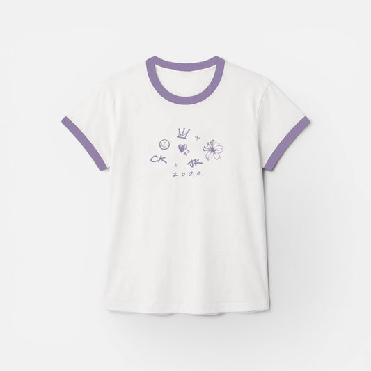 BTS JUNGKOOK CK T-SHIRTS 100% COTTON