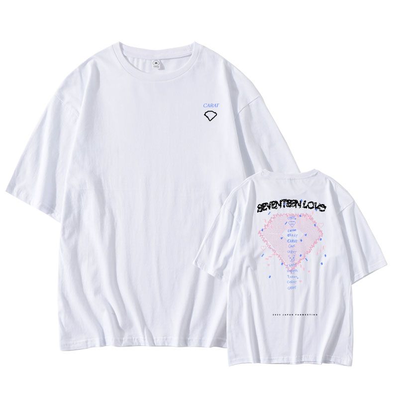SEVENTEEN MERCH LOVE T-SHIRTS 100% COTTON