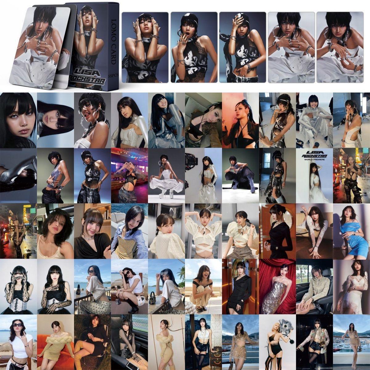 LISA ROCKSTAR PHOTOCARDS 55 PCS