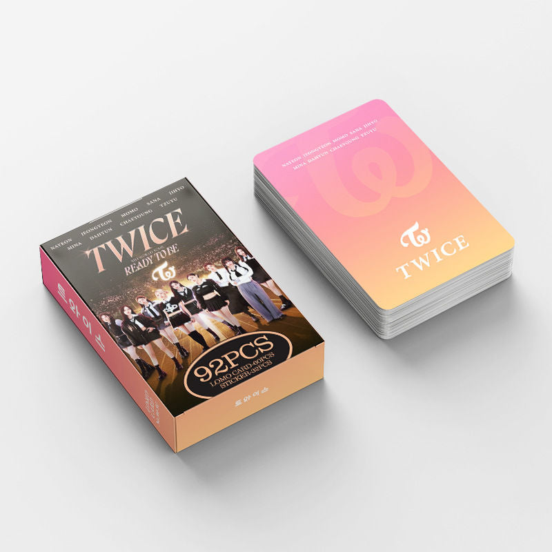 PHOTOCARDS TWICE READY TO BE - 92 PCS (60 PHOTOCARDS + 32 STICKERS)