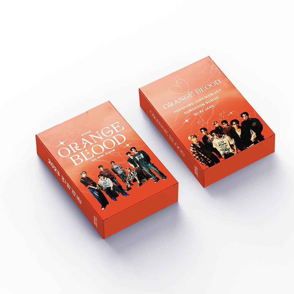 PHOTOCARDS ENHYPEN ORANGE BLOOD 55 PCS
