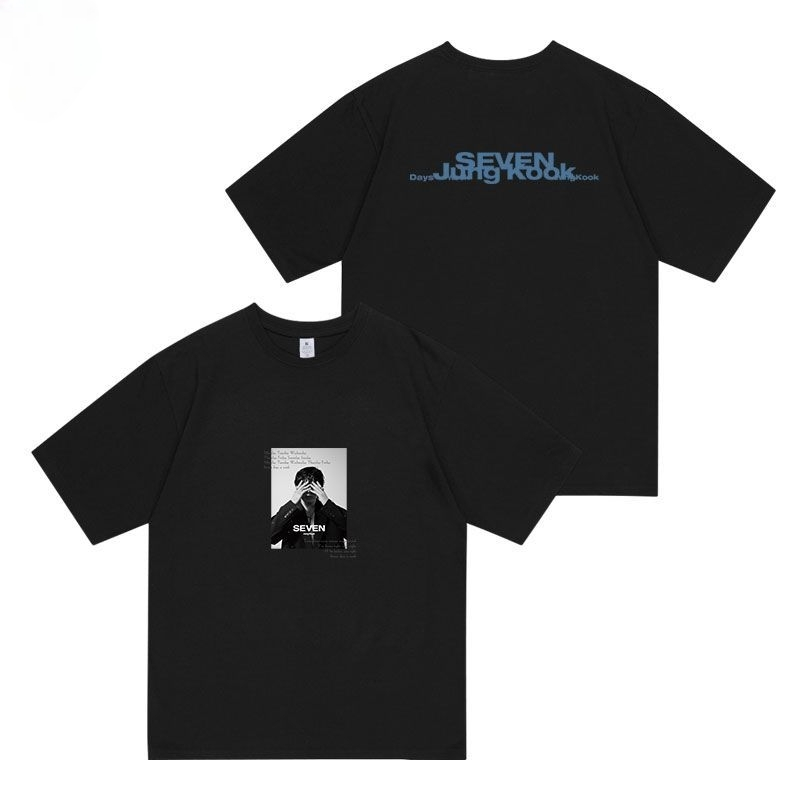 T-SHIRT BTS JUNGKOOK SEVEN 100% COTTON
