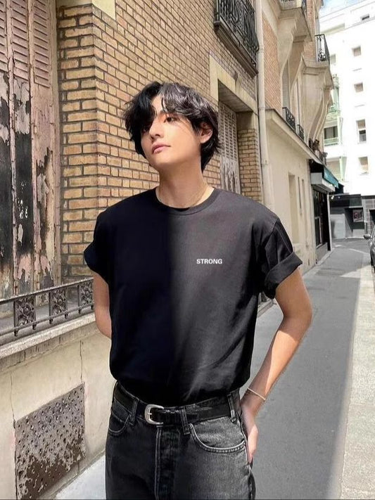 BTS MERCH V T-SHIRT 100% COTTON